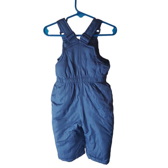 Wippette Kids Blue Snow Coverall, 12 Month - Picture 3 of 6